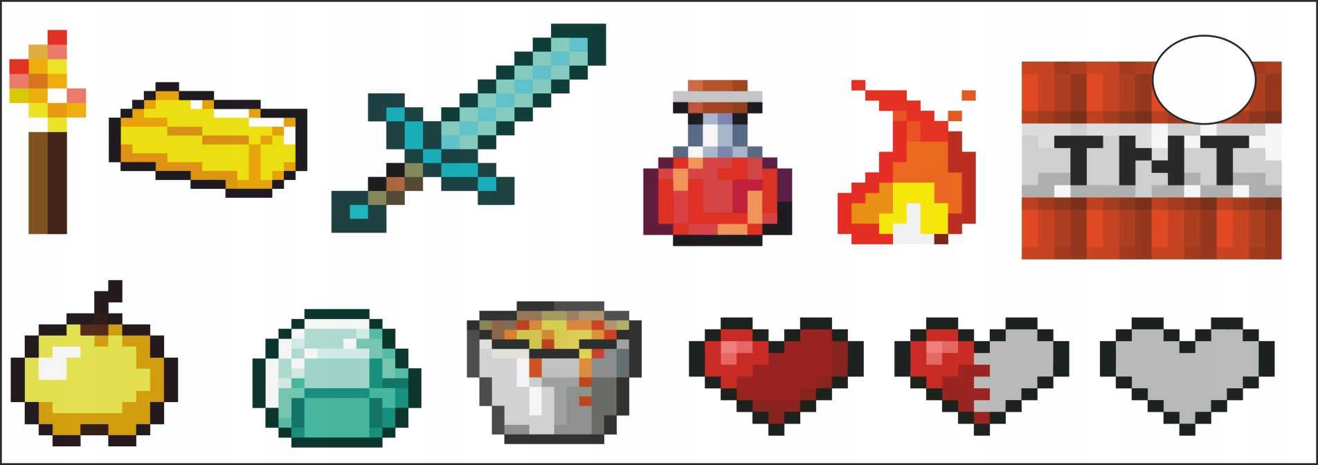 PODKŁADKA na biurko micke 142x50 pixel minecrafta