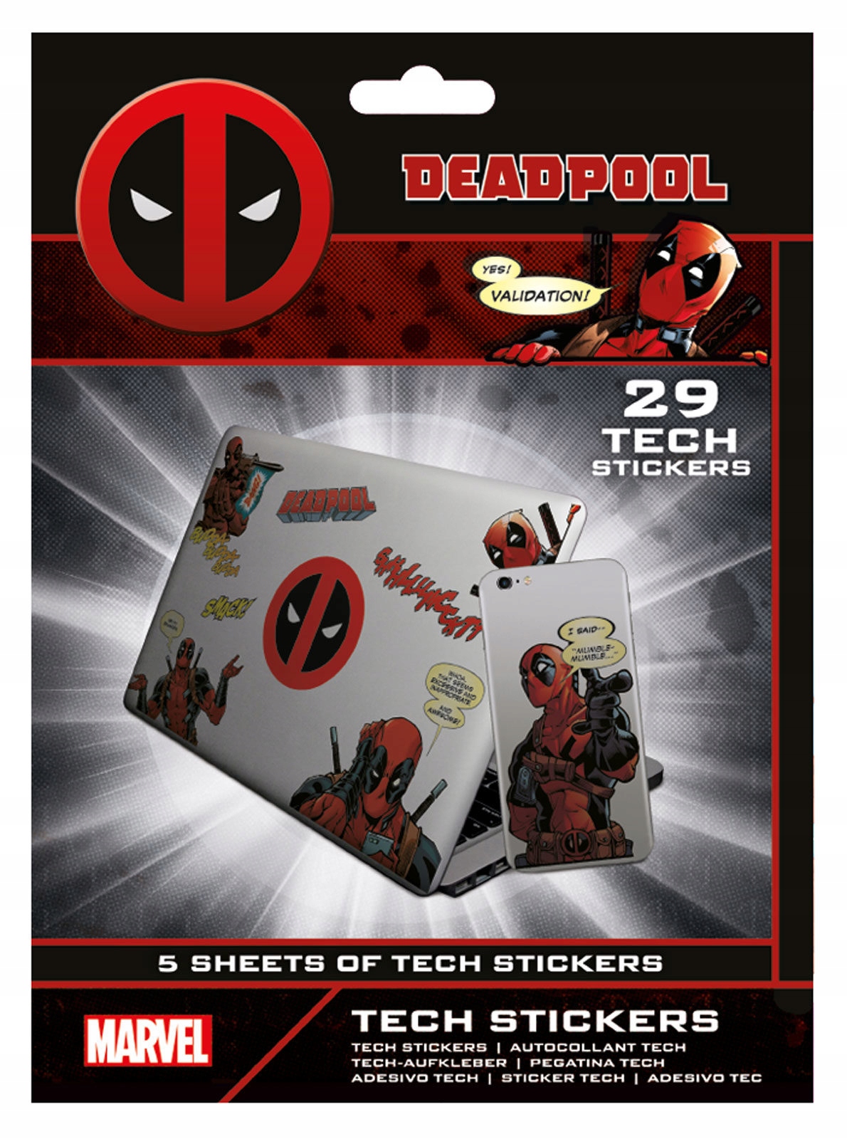 

Deadpool Marvel naklejki na laptopa tablet