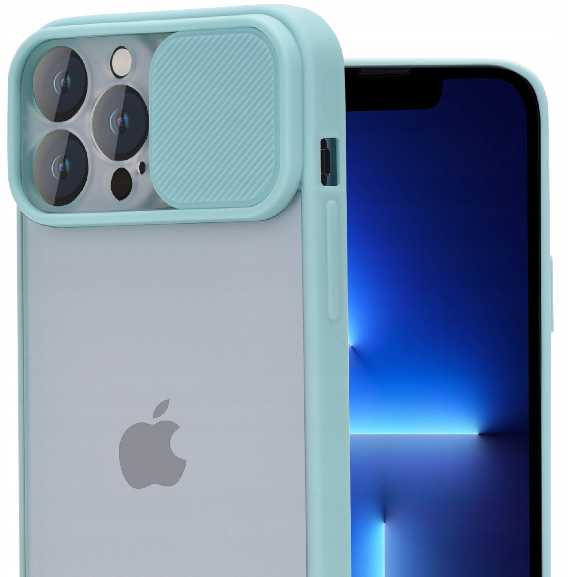 

Etui podwójna ochrona do iPhone 13Pro Max-Miętowy