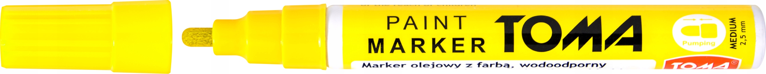 

Marker Olejowy Toma TO-440 Mazak Żółty Neon
