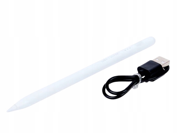 Rysik Uniwersalny Stylus Pen LAB31 Biały 2 końcówki