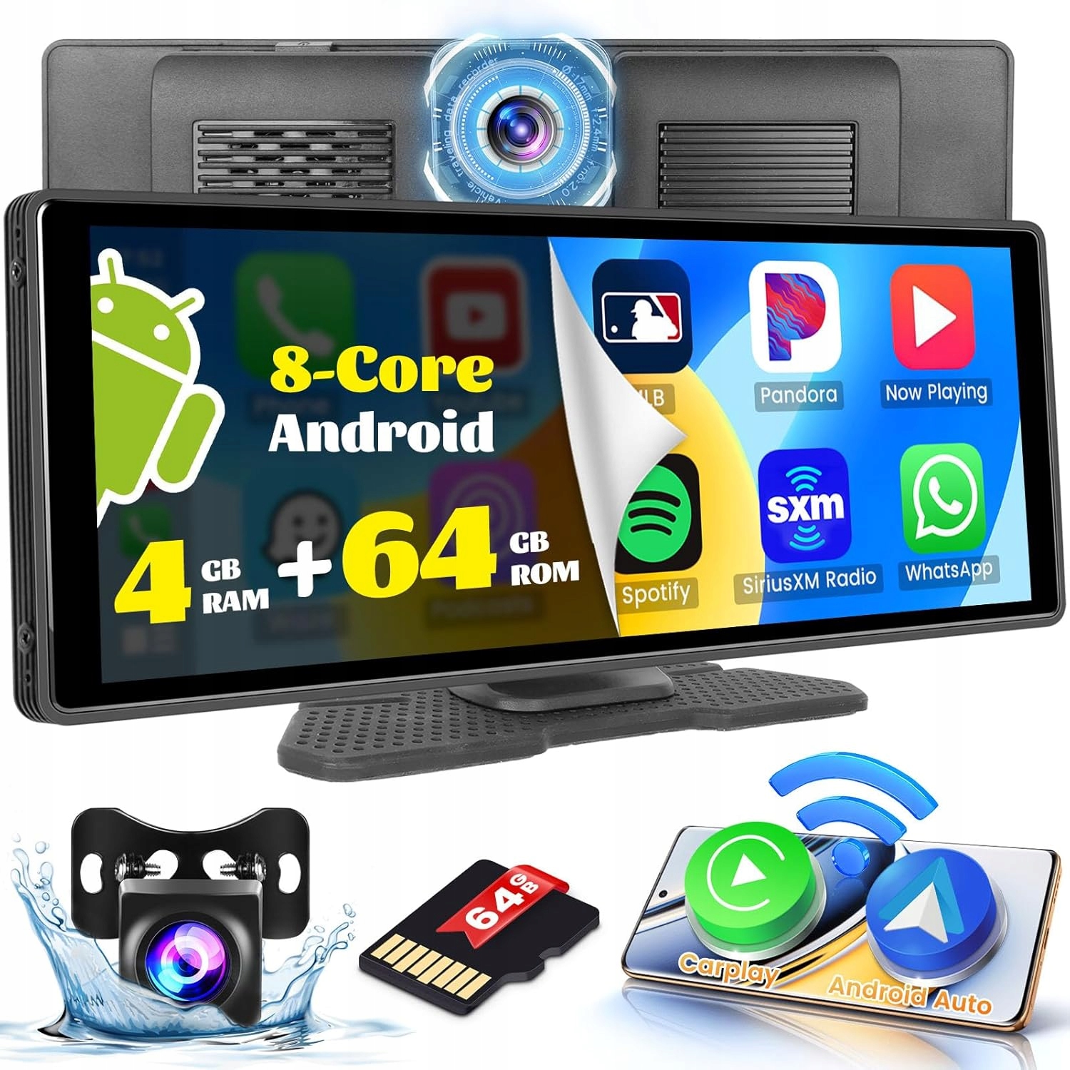 Multimediálna stanica Carplay Android Auto s 10,26" displejom a 2 kamerami