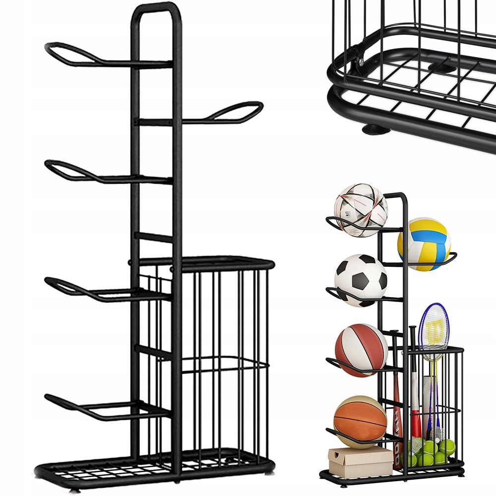 Stojan Na 5 Míčků, Polička, Organizér, Uložení Basketbalových Míčků S Košem