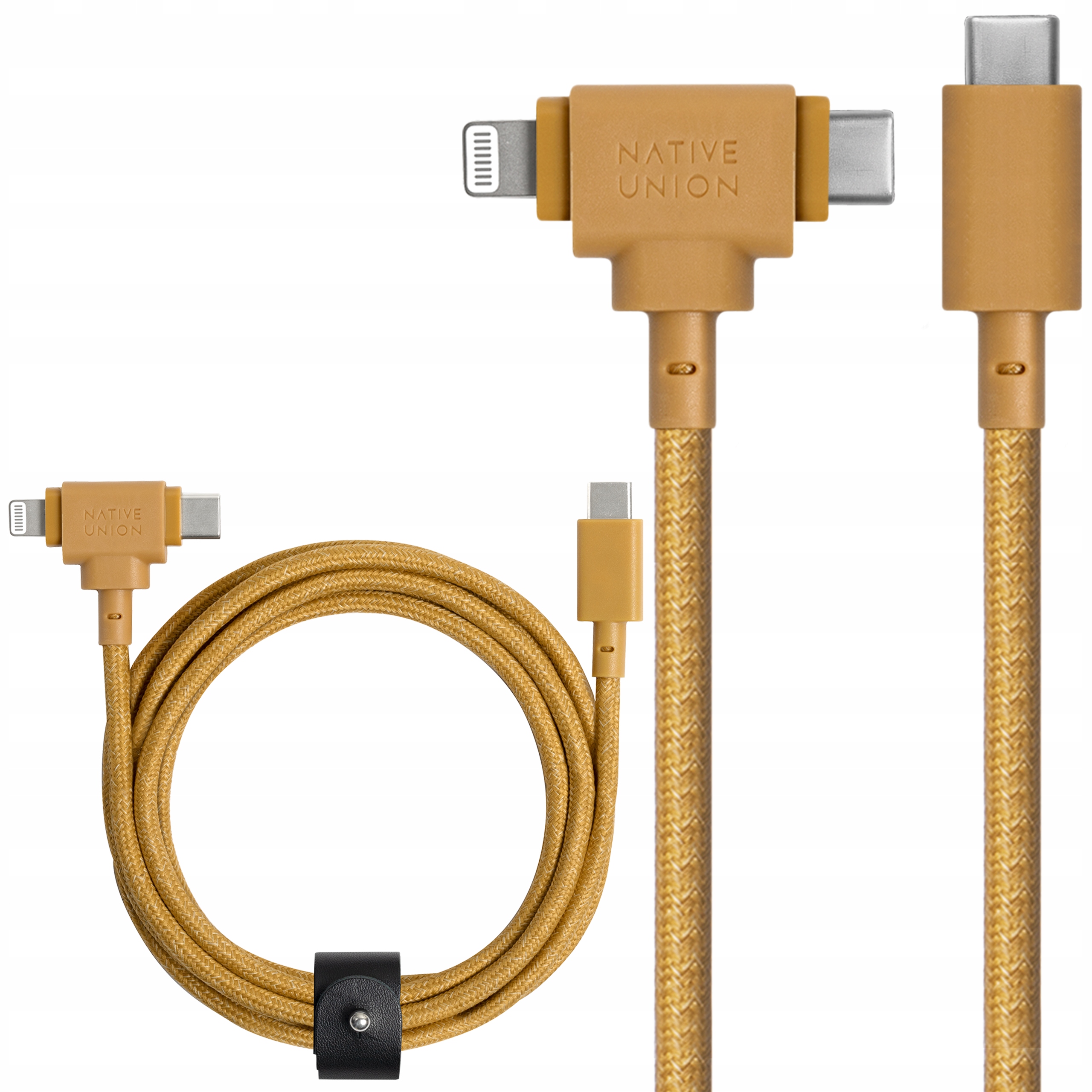 Native Union Belt Cable Duo Kabel Usb-c na Usb-c Lightning 60W 1.5m