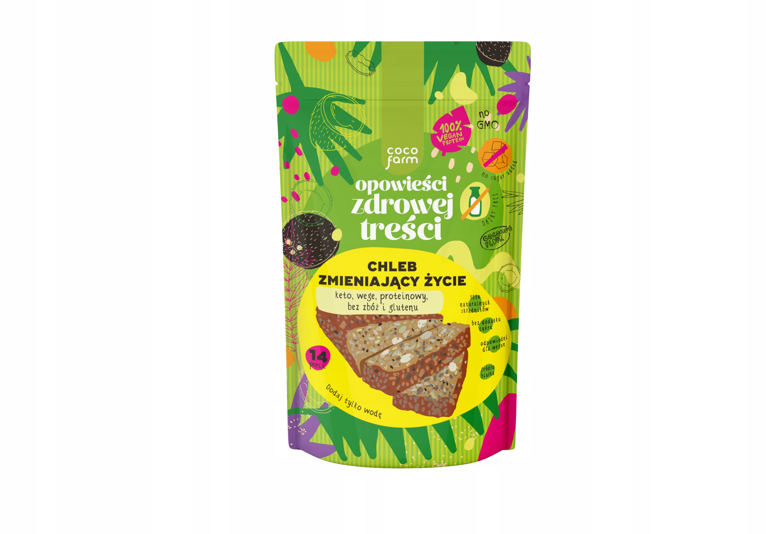 3x Coco Farm Směs na chléb měnící život Coco Farm, 345 g