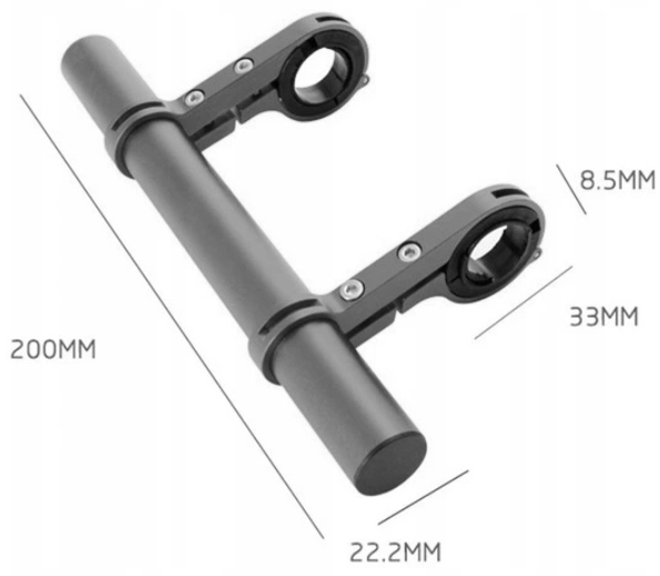 Dodatkowy uchwyt rowerowy przedłużenie kierownicy Marka Inna marka