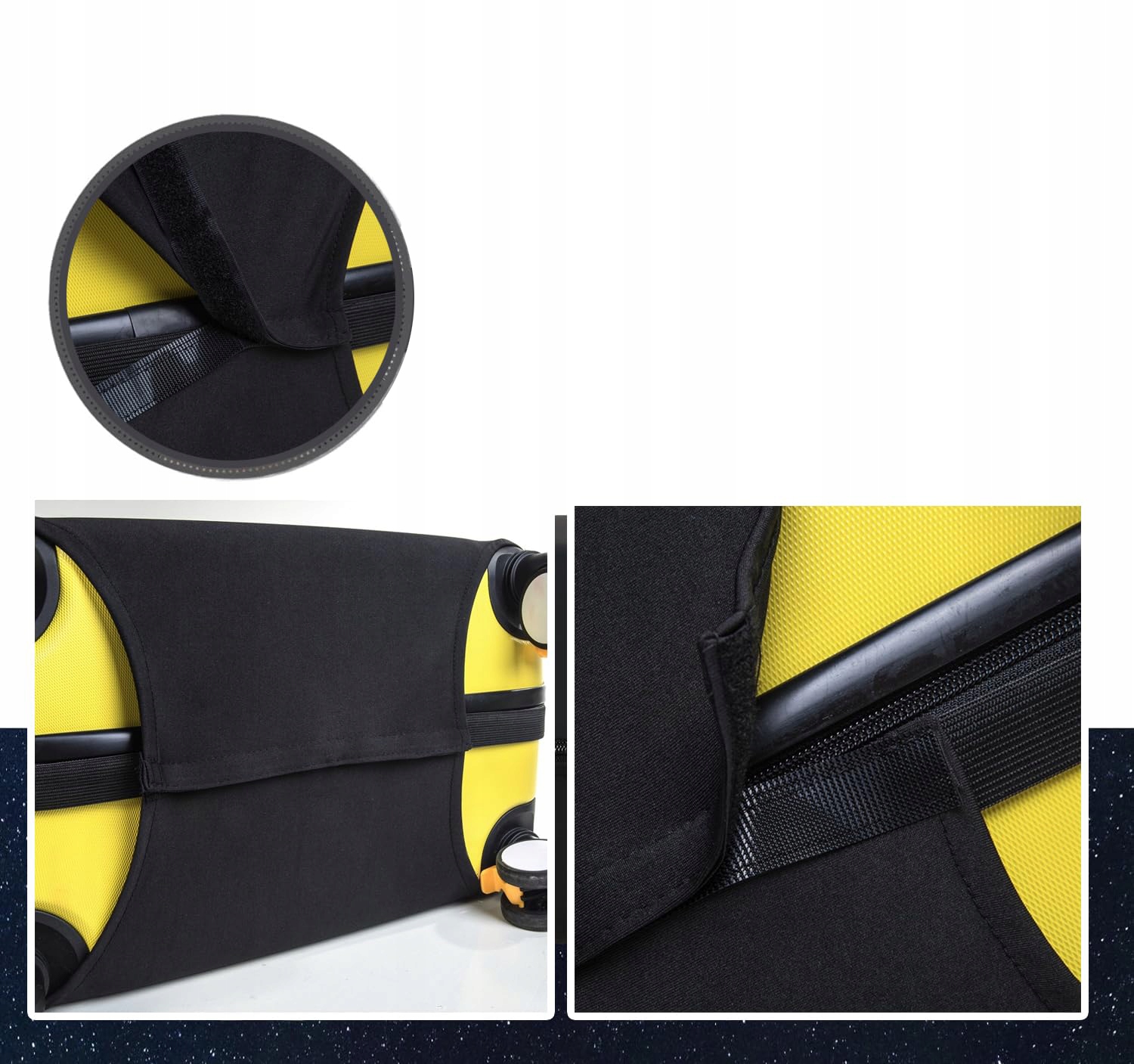 Pokrowiec Na Walizkę Podróżną Ochronny Etui Rozmiar L Bagaż 70x47x30cm