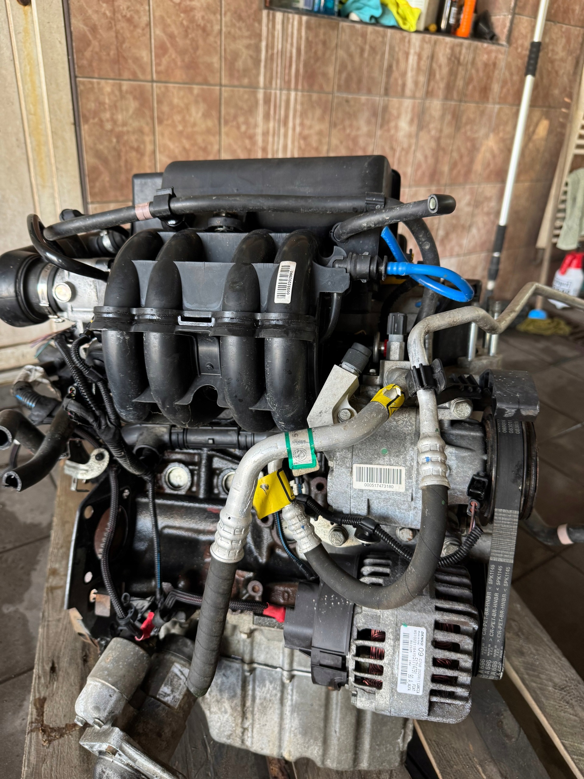 FIAT 500 PANDA 1.4 B 101KM engine 169A3000 100hp complete Z with accessories !