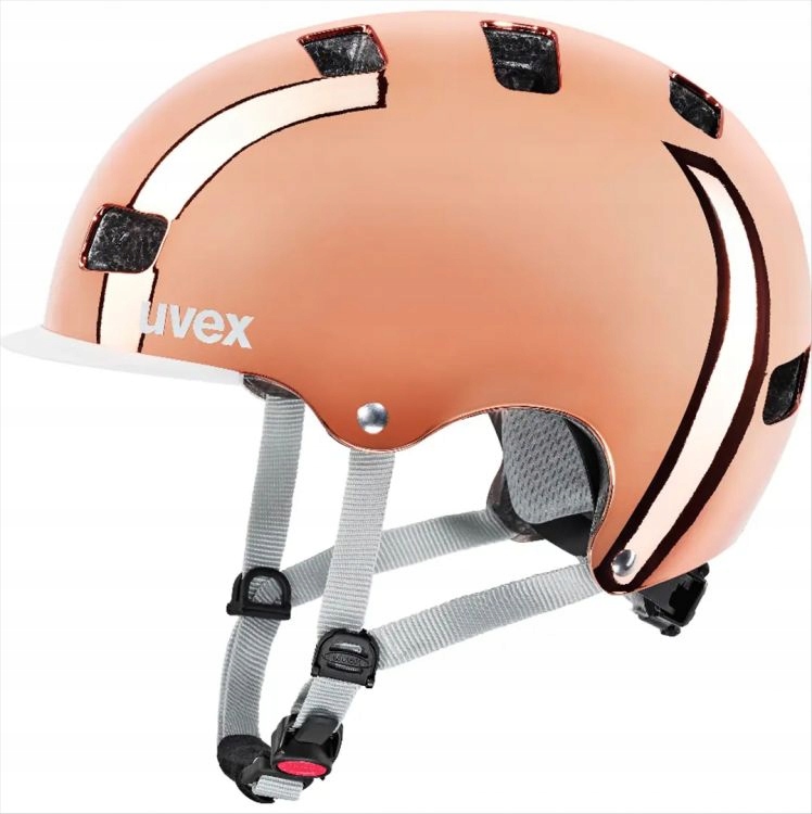 Kask rowerowy Uvex Hlmt 5 Bike Pro Rose Chrome Obwód głowy 55-58cm