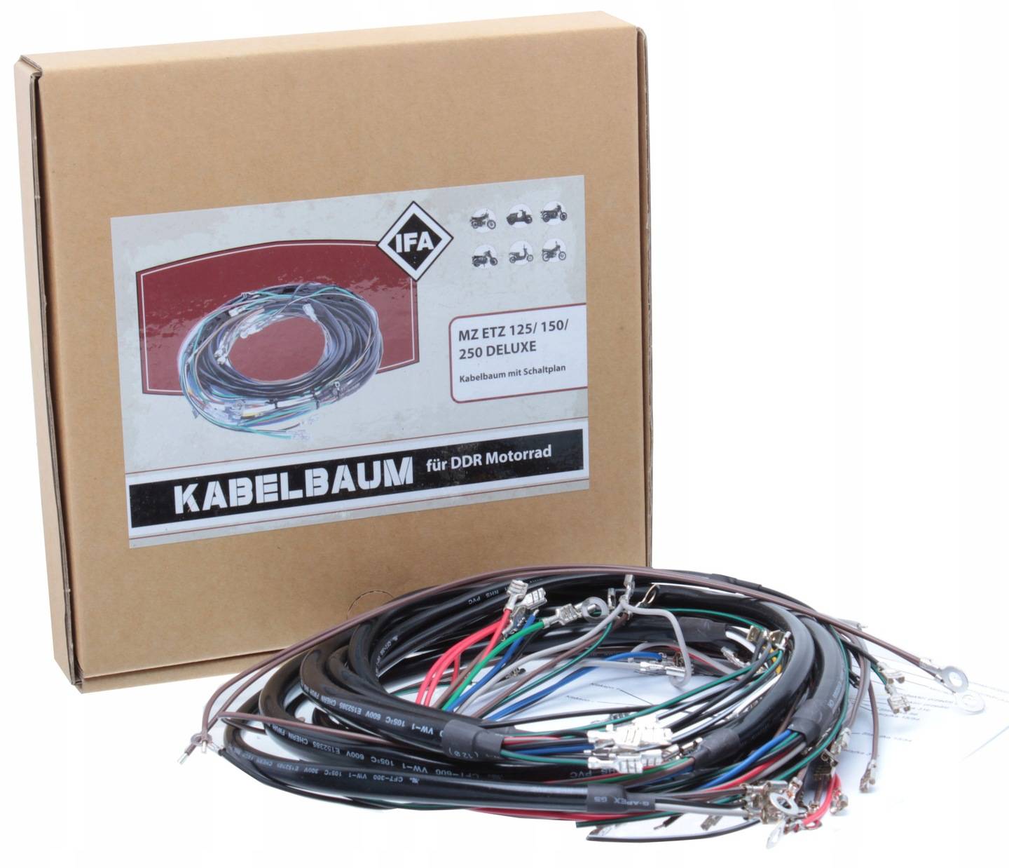 

Instalacja elektryczna schemat Mz Etz 150 250 12V