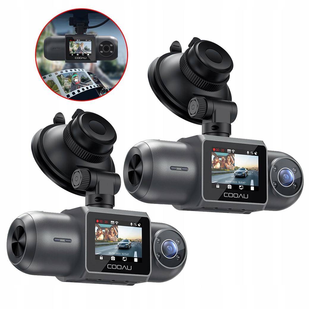 Videorekordér Do Auta 4K Wifi Gps S Zpětnou Kamerou 2KS