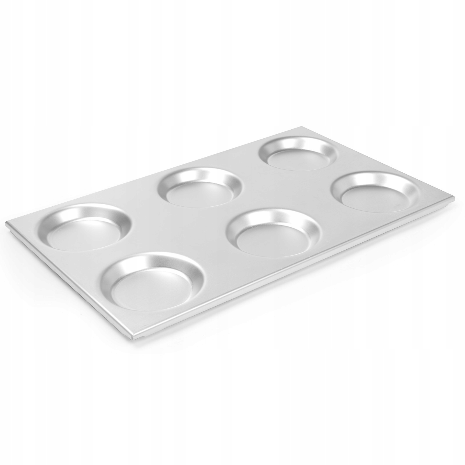 Podnos hliníkový Gn 1/1 Hendi 530x325 mm s okrúhlymi formami 125 mm