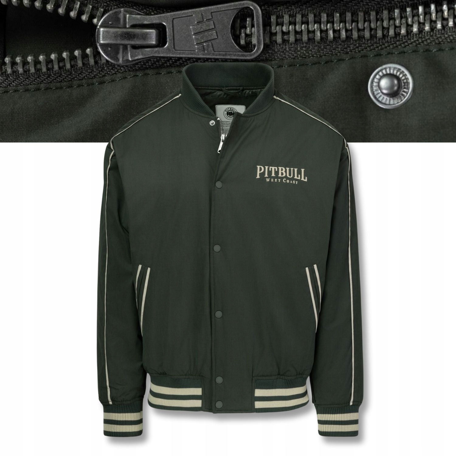 Pánská přechodová bunda Pitbull baseballového střihu s podšívkou Radford