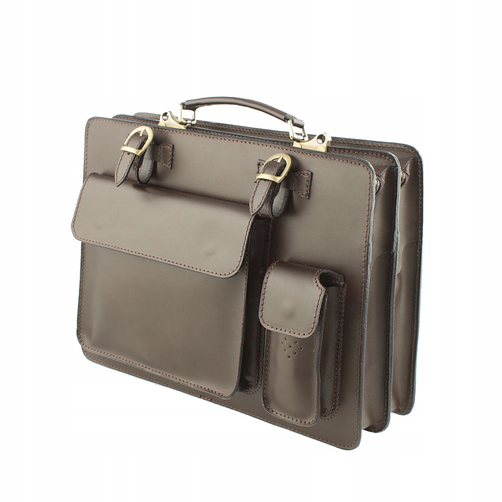 SKÓRZANA TECZKA AKTÓWKA MĘSKA SKÓRA NATURALNA NESESER GAZECIARKA BRĄZOWA Kod producenta GAZECIARKA