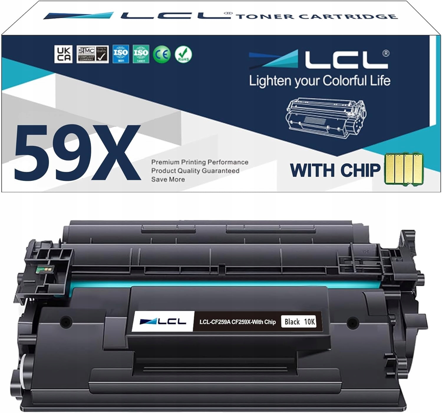 Toner LCL 59A 59X CF259A CF259X s čipom pre Hp LaserJet Pro