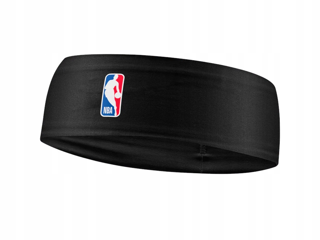 Czarna opaska Frotka na głowę Nike Dri-fit Nba Headband Black