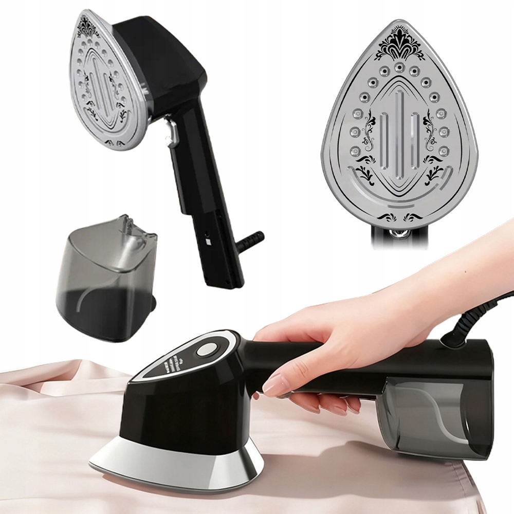 Žehlička 1500 W rychle odstraňuje vrásky z džínů a silných tkanin