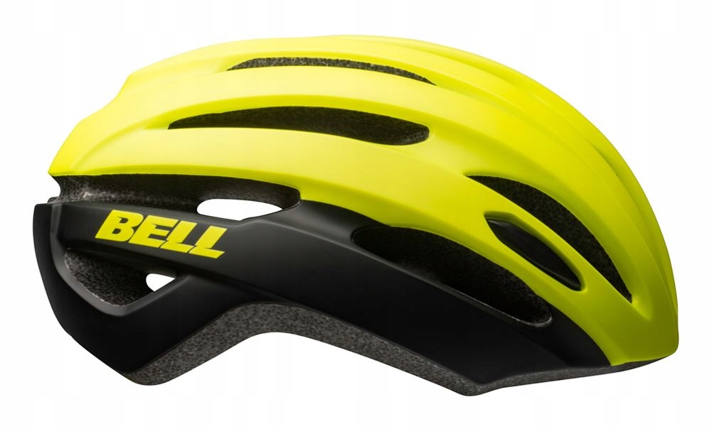 Kask gravel szosowy Bell Avenue matte gloss hi-viz czarny