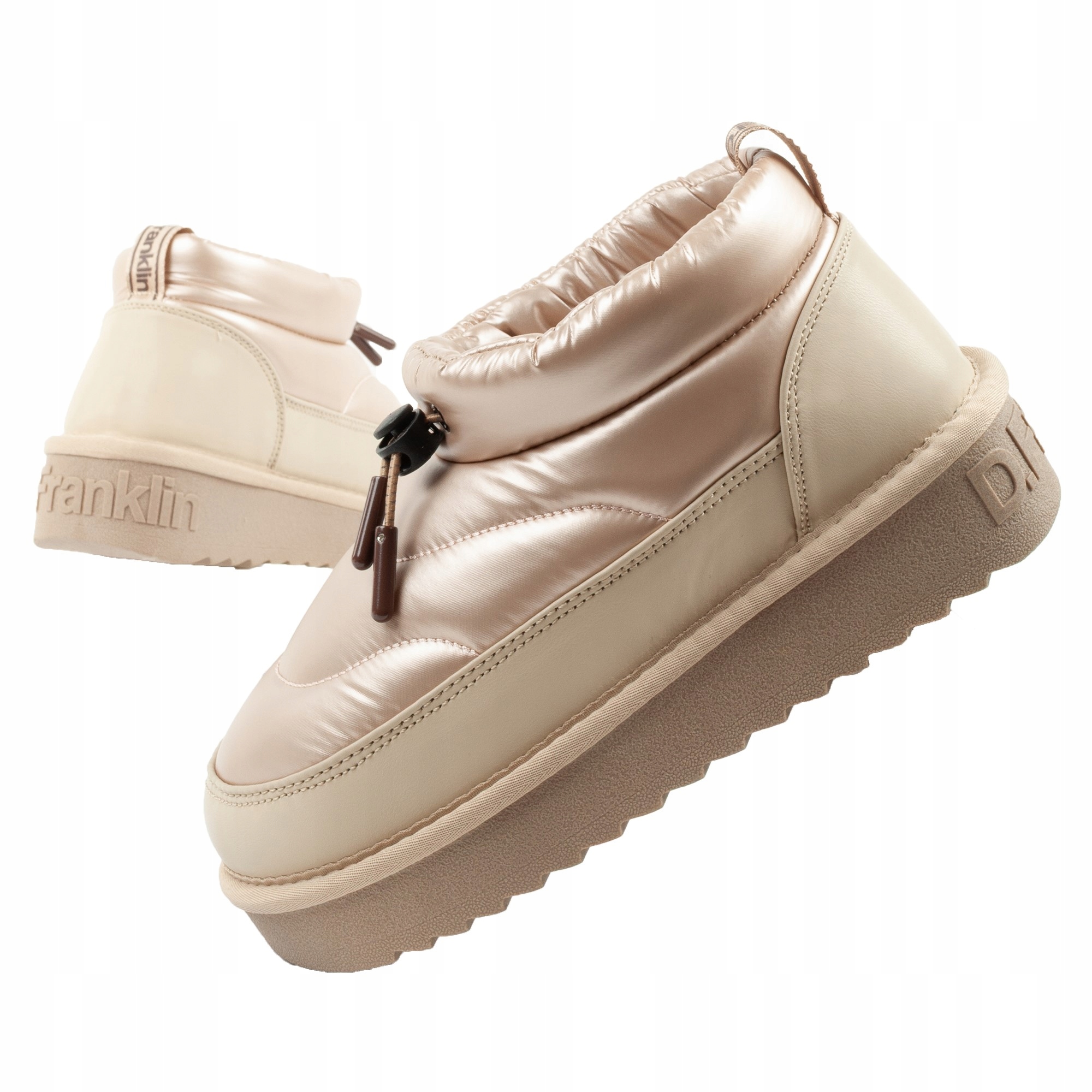 Dámské zimní sněhule D.Franklin vel.38, módní zateplené kotníkové boty