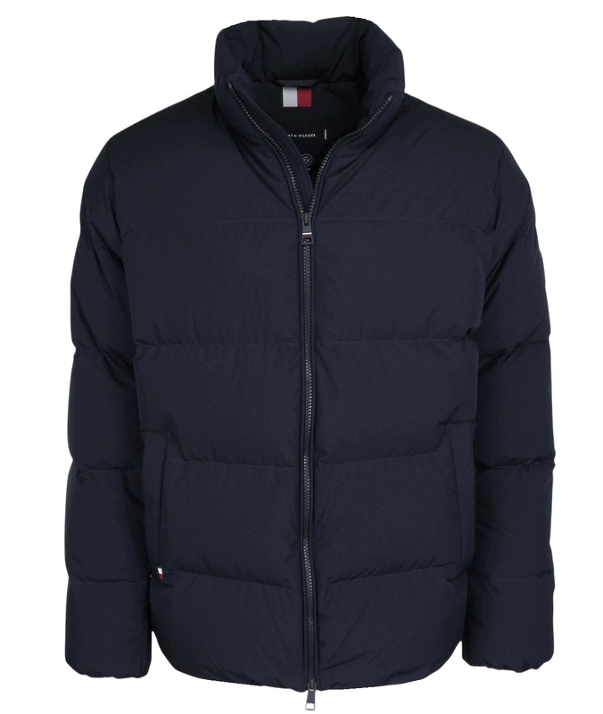 Tommy Hilfiger, kurtka męska, puchowa, pikowana, granatowa, M