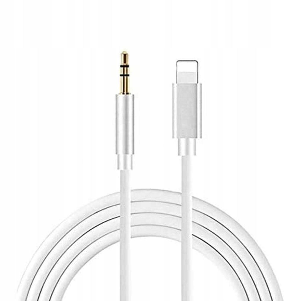 Kabel Aux mini jack 3.5mm do iPhone Lightning 1m Sklep, Opinie, Cena