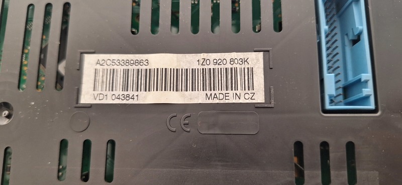 dials SKODA OCTAVIA II 1Z0920803K
