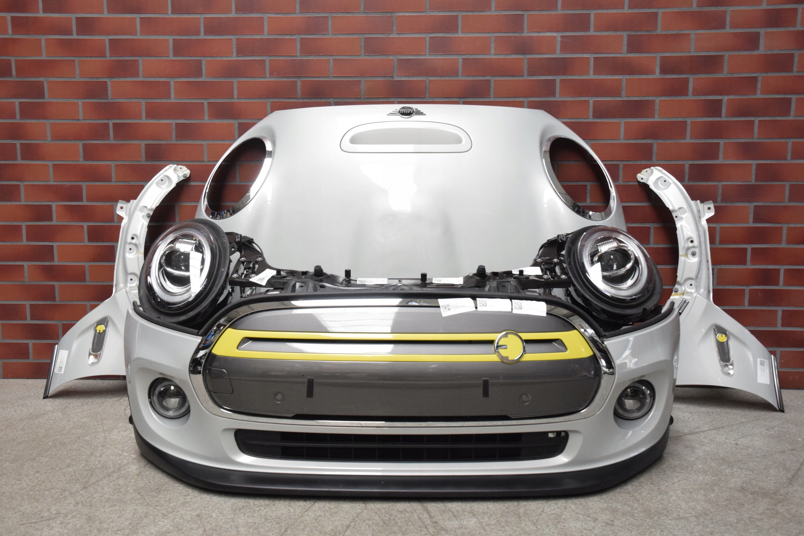bonnet radiators, wall lights LED bumper MINI COOPER F56 LCI BEV