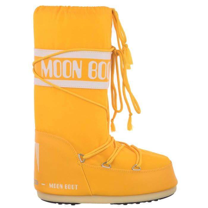 Buty Śniegowce Moon Boot Nylon 14004400084 Żółte Wysokość obcasa/platformy 1 cm