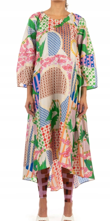 Henrik Vibskov Loop Silk Dress Šaty vel. M