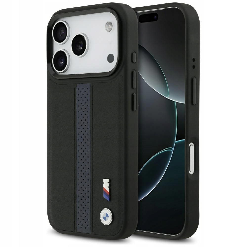 Bmw M Perforated MagSafe pouzdro Kožené kryt obal pro iPhone 17 Pro