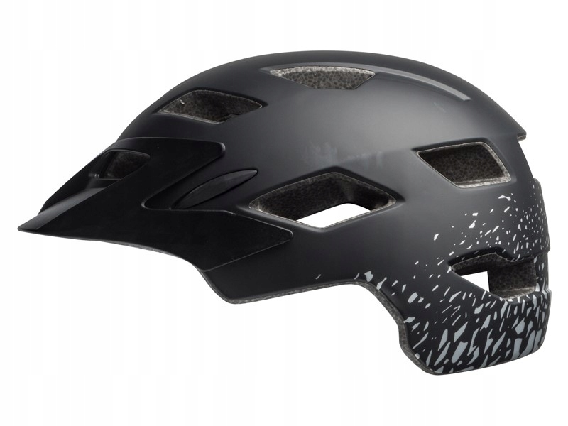 Kask juniorski Bell Sidetrack matte black silver fragments 50-57cm