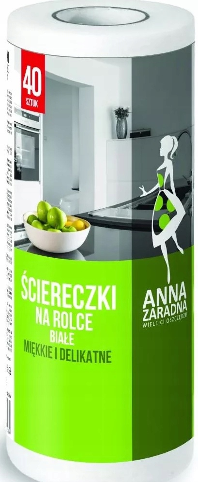 

Ściereczki Na Rolce Białe Miękke I Delikatne 40szt