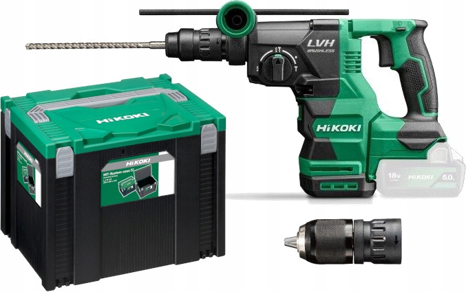 Młotowiertarka Udarowa Sds-plus Hikoki DH1826DC W2Z 18V 3,2J Bl Uchwyt
