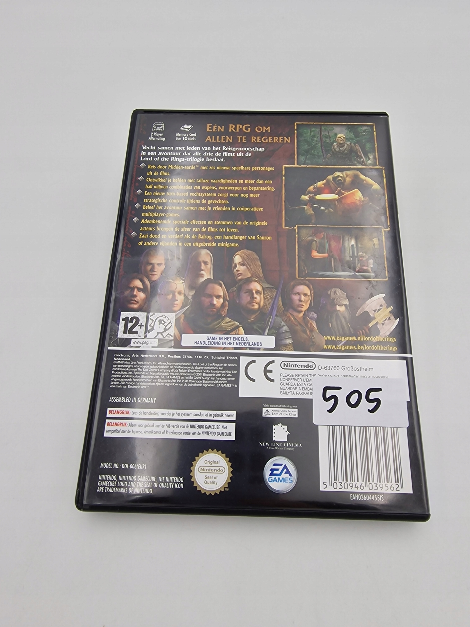 THE LORD OF THE RINGS THE THIRD AGE Producent Nintendo