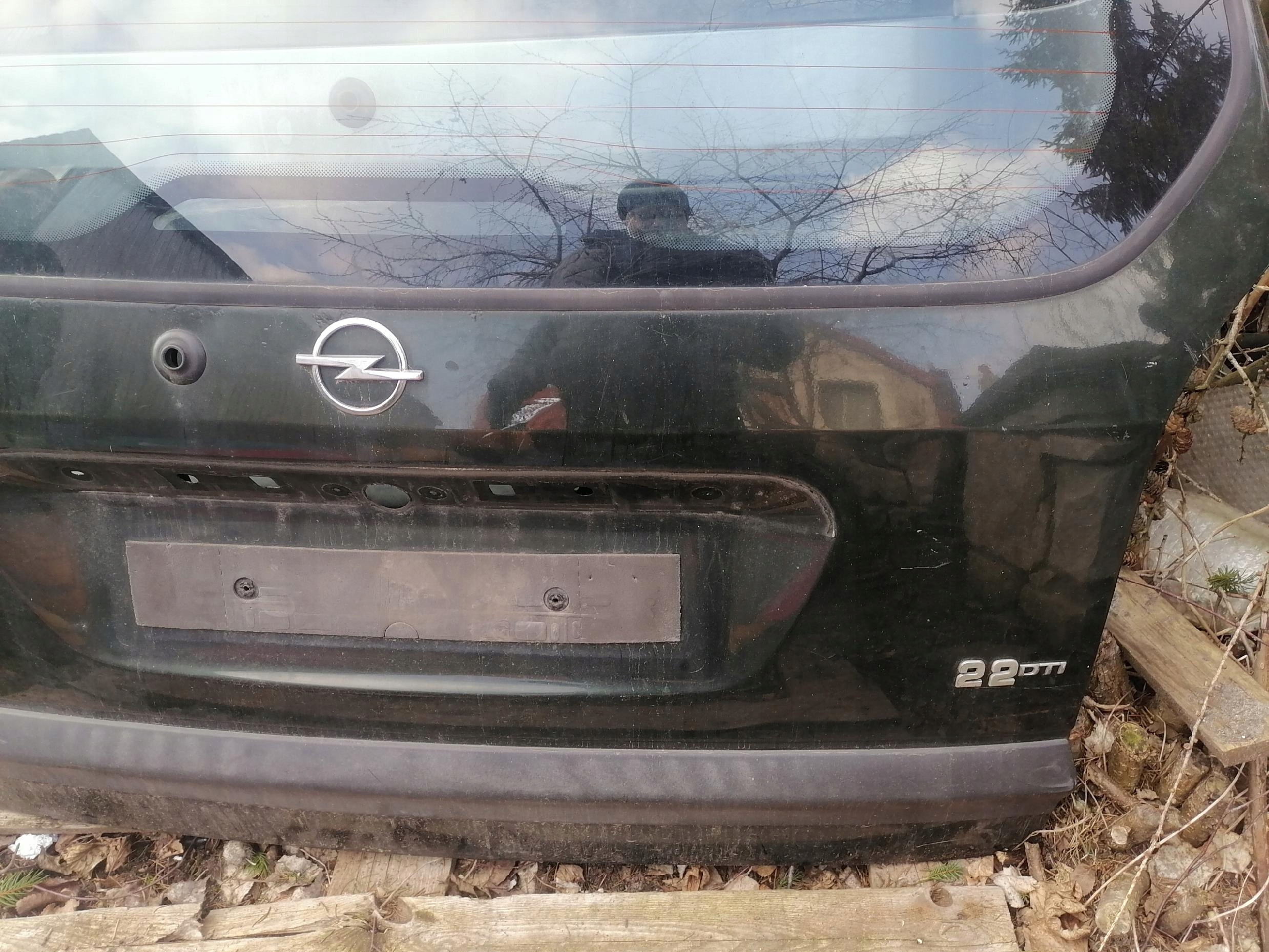 Z359 trunk door ZAFIRA A unprotected Z window