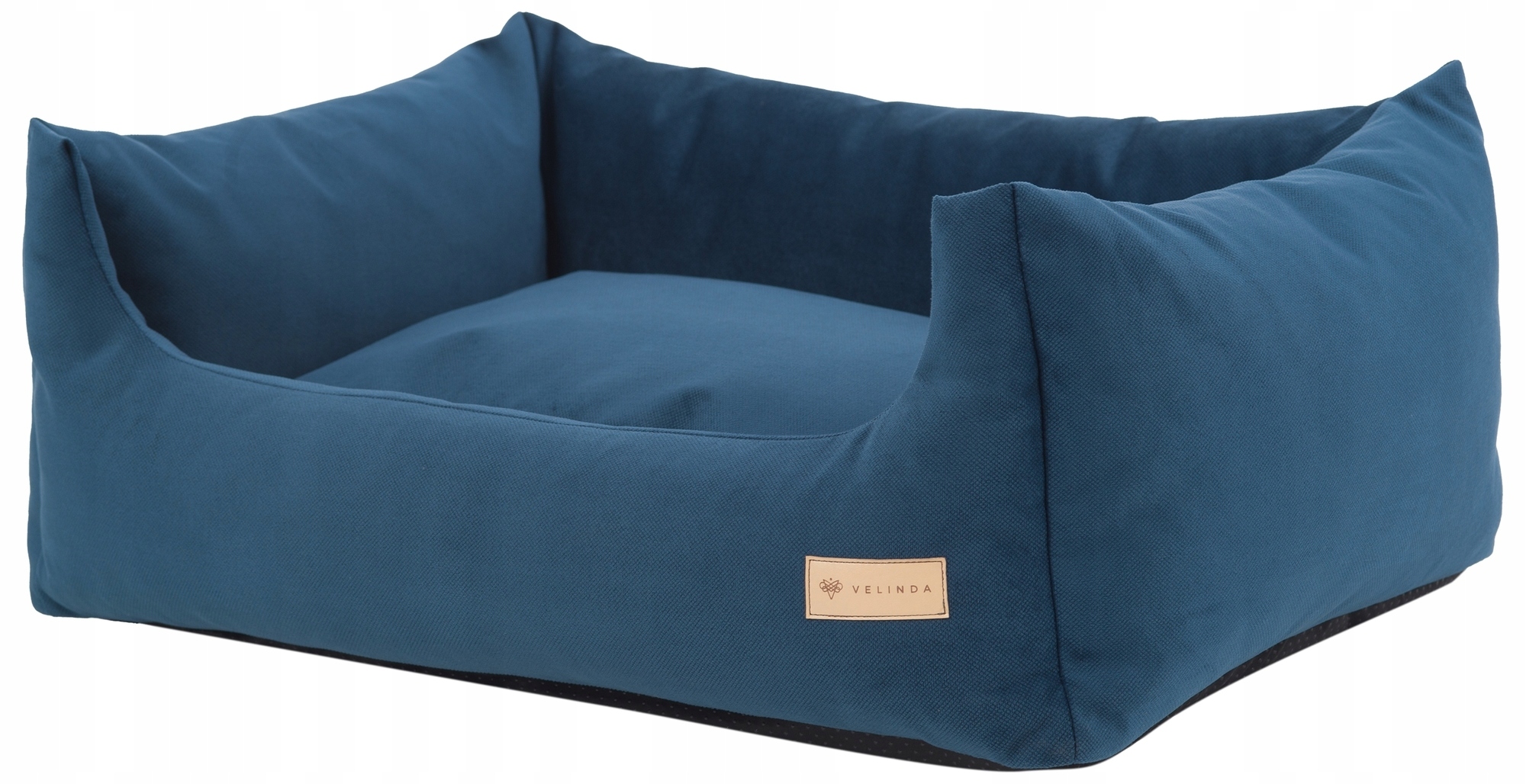 Levně Pelíšek pro psy 80x60 cm Měkká pohovka Polštář Tmavě modrá