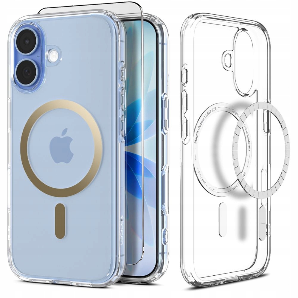 Etui Spigen do iPhone 17, Ultra Hybrid Mag, case do MagSafe Szkło
