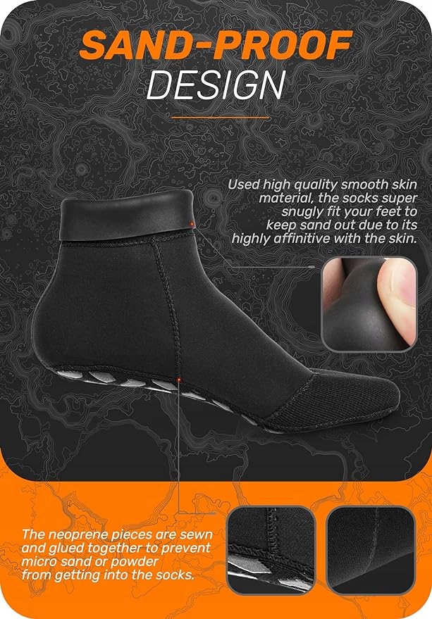 Skarpety neoprenowe CAPAS 2mm, do nurkowania, plażowe L Rozmiar L