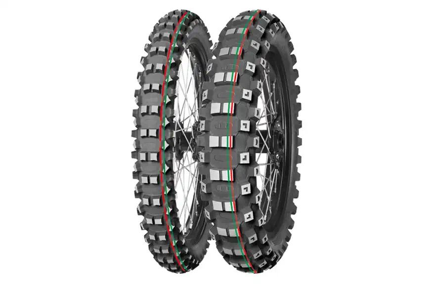 Mitas 70/100-17 Tt 40M Terra Force-mx Mh Przód Nhs red & green stripe