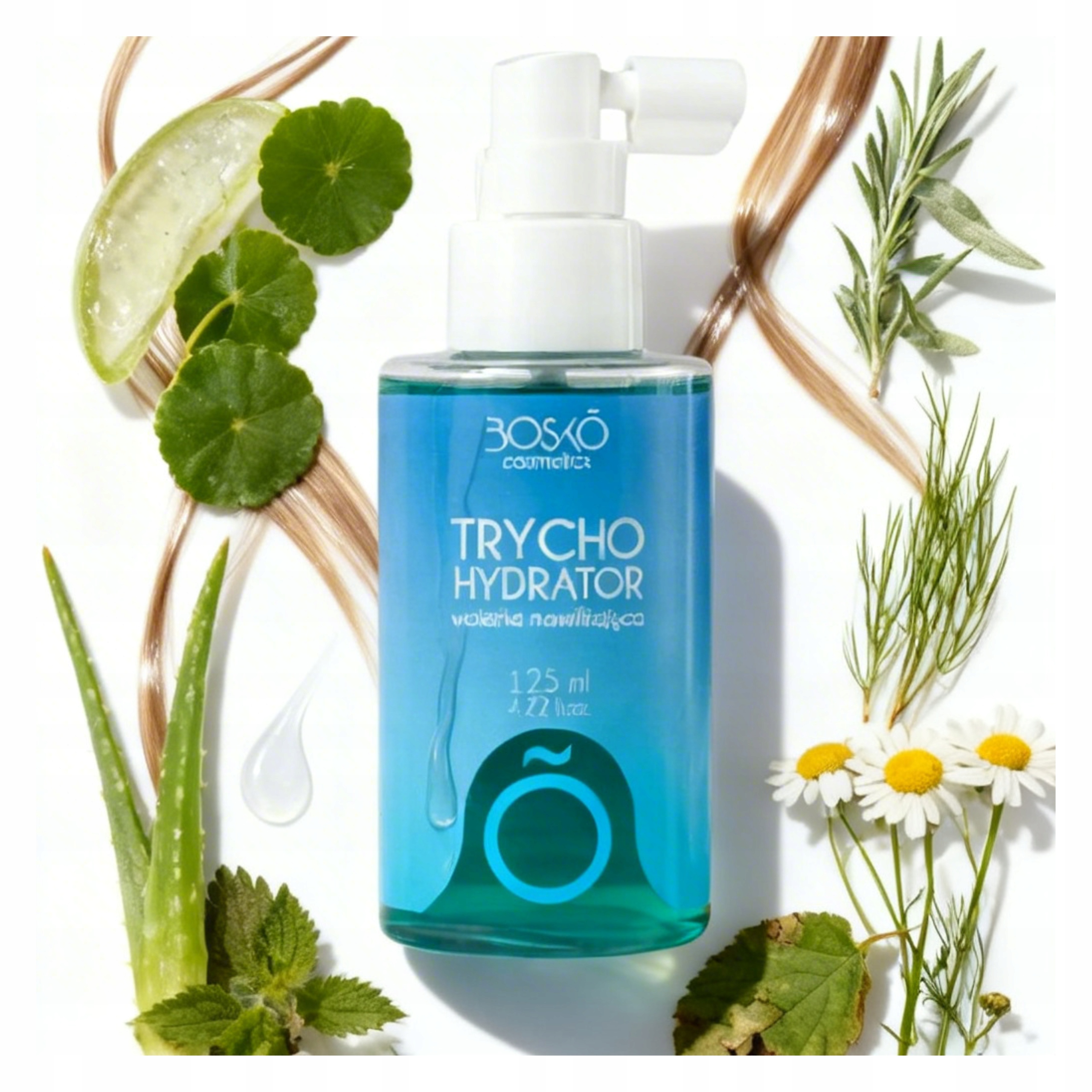 Wcierka Do Włosów Bosko TrychoHydrator Nawilża Regeneruje Skórę Głowy 125ml