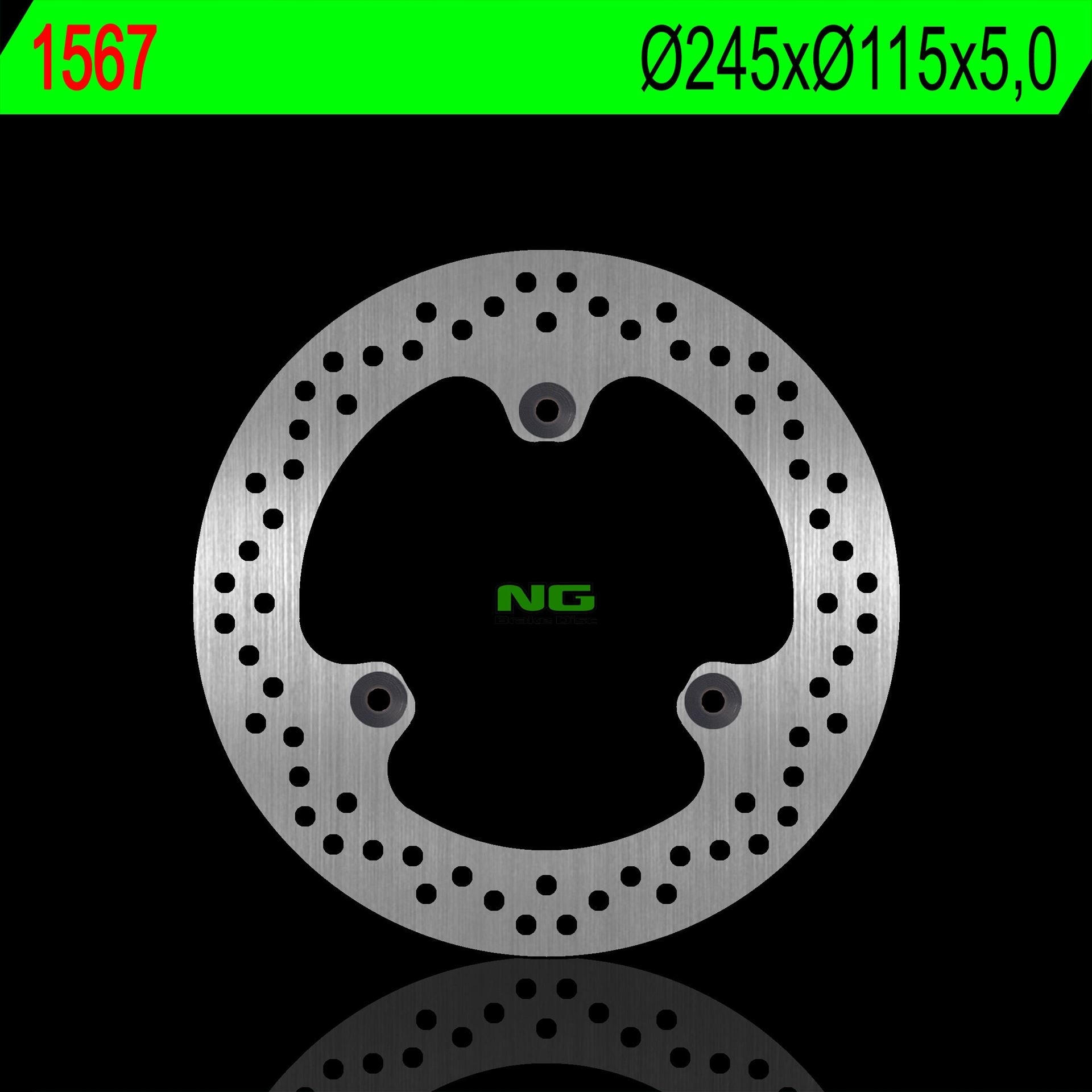 Ng Brzdový Kotúč Zadný Yamaha X-max 125 10-17, X-max 250 10-13 (245X115X5,