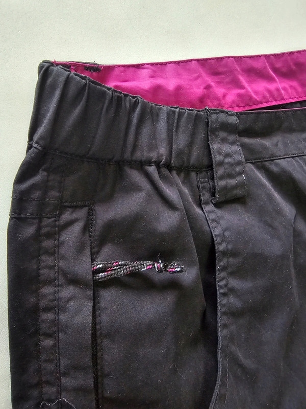 Mountain spodnie czarne trekkingowe maxi 48 Rozmiar 48