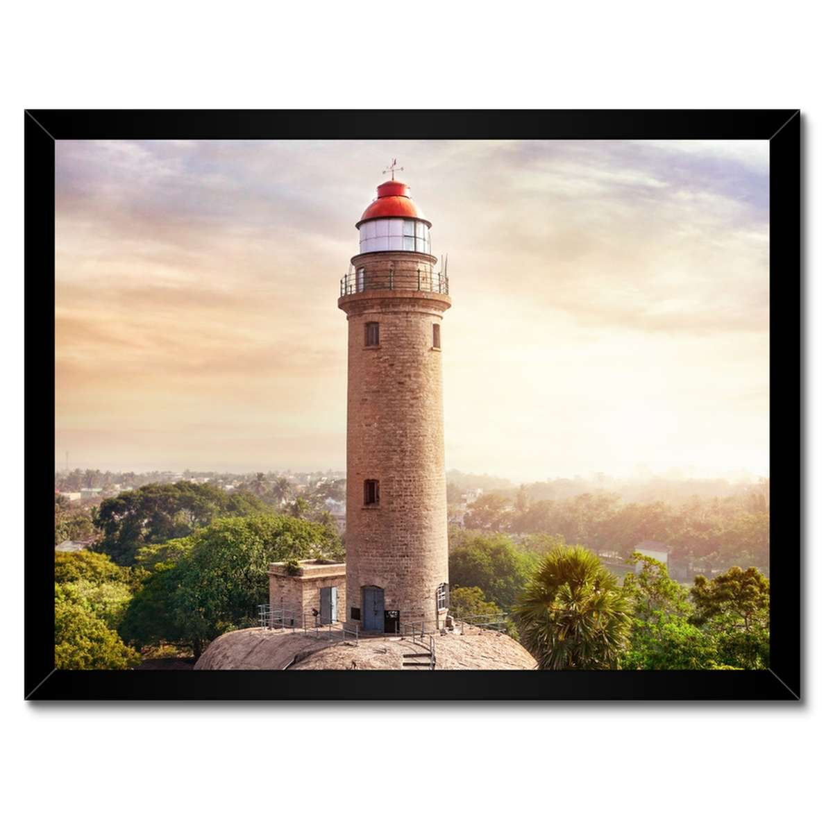Plakáty v rámu 40x30 Maják Mahabalipuram
