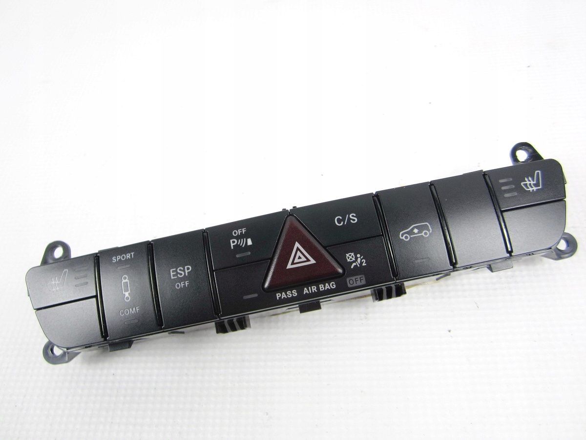 PANEL LEUCHTEN DES WARNBLICKSCHALTERS ACHSTRÄGERS SITZE MERCEDES W251 R-KLASA