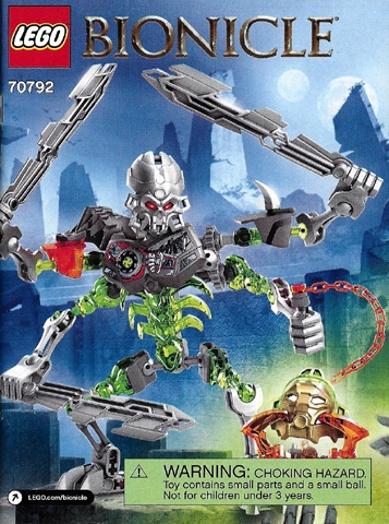 LEGO Bionicle Instrukcja 70792 Skull Slicer
