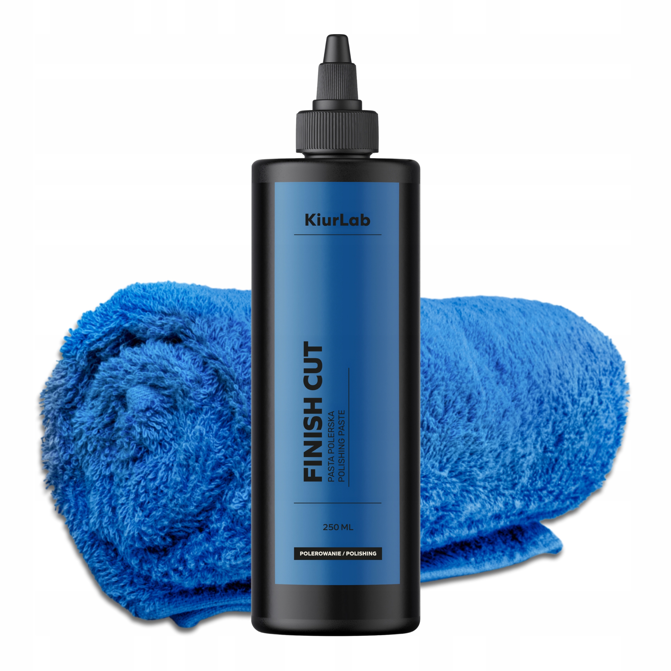 KiurLab Finish Cut pasta 250ml usuwa hologramy i mikrorysy z lakieru