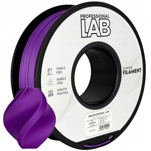 Filament Pla fioletowy 1,75 mm 1 kg Professional Lab