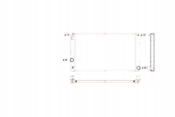 CHŁODNICA TOYOTA RAV4 III 2,0 06- NRF Producent części NRF