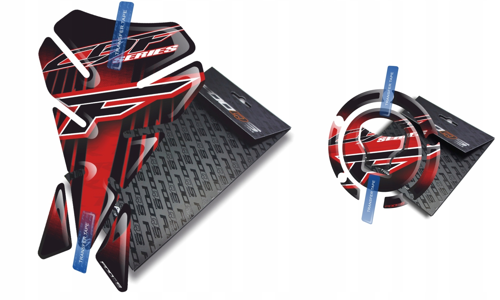 Tank-pad Cap-pad V1 od společnosti Fooqs pro Honda Cbf 500 600 Nový Model Červený