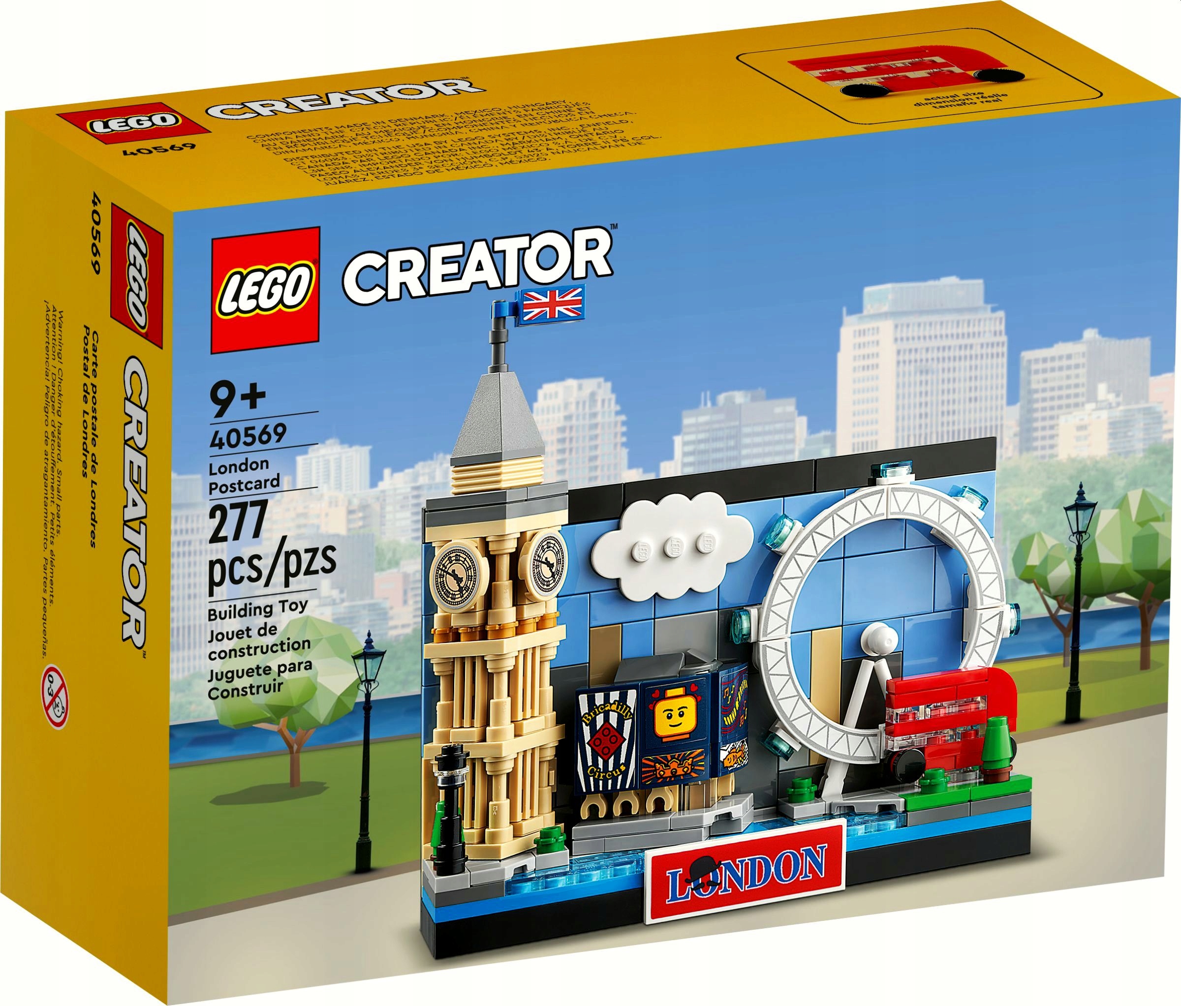 

Oryginalne Lego 40569 Creator Pocztówka z Londynu